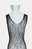 Black Sleeveless Fishnet Bodystocking
