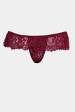 Elegant Burgundy Lace Bralette – Sexy & Comfortable