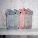 ZIGZAP Socks for Women Ankle Length | Socks for Girls Low Cut Ankle Length Socks With Solid Plain Colours | Made Up of Cotton Fabric | Pack of 5